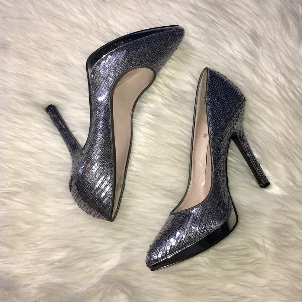 Nine West sequin heels